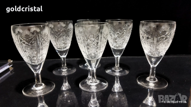кристални чаши