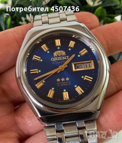 ORIENT напълно автоматичен механичен часовник, ден от седмицата, дата , снимка 10 - Мъжки - 52458803