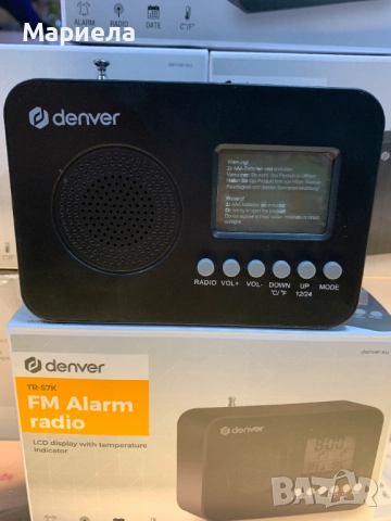 Мини радио на батерии / С часовник и температура, снимка 4 - Радиокасетофони, транзистори - 52234055