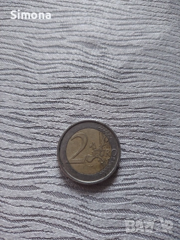 2 евро монета Италия 2002 г., снимка 2 - Нумизматика и бонистика - 53915709