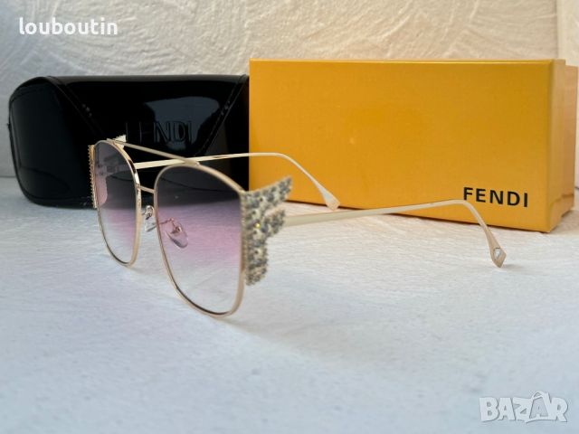 -30% разпродажба Fendi 2020 дамски слънчеви очила с камъни, снимка 8 - Слънчеви и диоптрични очила - 45241715