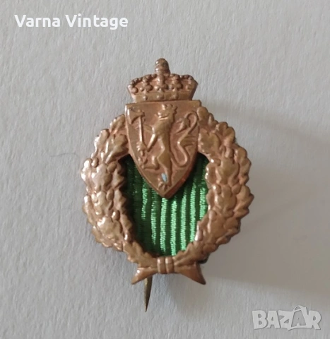 Военна спортна значка. 1915-1945. бронз. Норвегия.