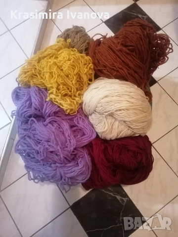 вълнена прежда, снимка 3 - Други - 52920174