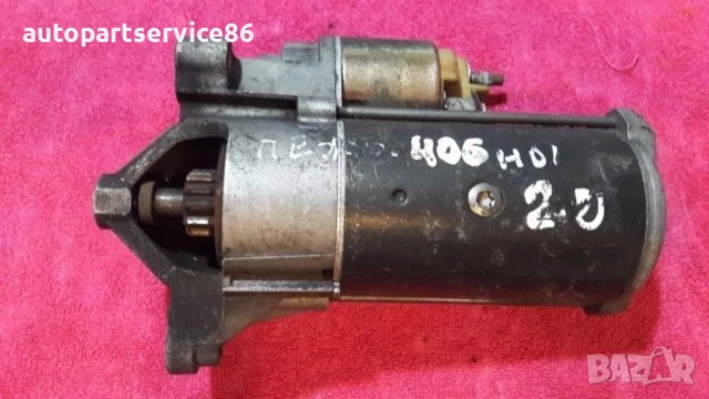 Стартерен мотор 2.0 HDi Valeo 6D2 N за Peugeot 406 0317Pg, D7R27 