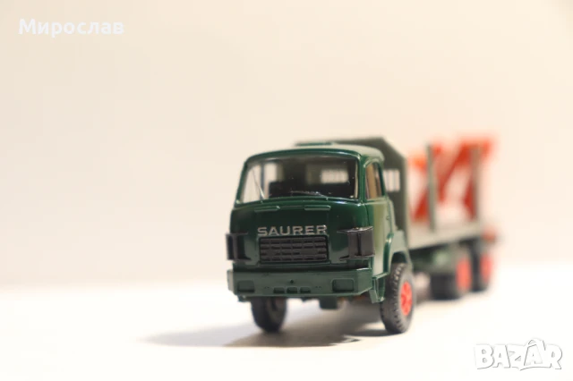 RMM  H0 1/87  SAURER  KАМИОН МОДЕЛ ДЪРВАРКА КОЛИЧКА , снимка 9 - Колекции - 51157744