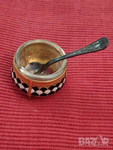 Индивидуални прибори, съдове за хайвер СССР. , снимка 12 - Антикварни и старинни предмети - 50658634