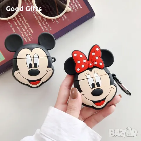 Безжични Bluetooth слушалки Мики Маус / Мини Маус AirPods Pro Mickey Mouse, снимка 5 - Безжични слушалки - 49118547