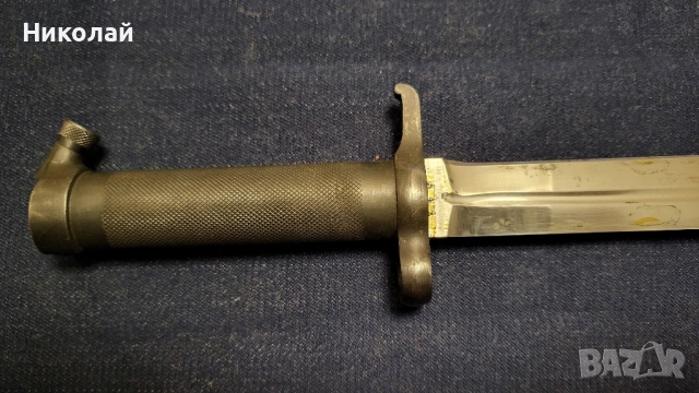 Щик маузер Швеция модел 1896 с лопус и заключване, снимка 6 - Антикварни и старинни предмети - 52373241