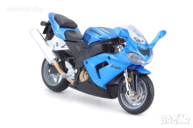 1:18 Метални мотори: Kawasaki Ninja ZX-10R, снимка 1 - Колекции - 45356858