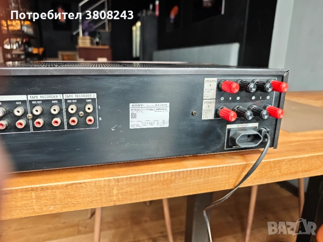SONY TA F444ES Последния самурай преди пластмасата, снимка 8 - Ресийвъри, усилватели, смесителни пултове - 53691474