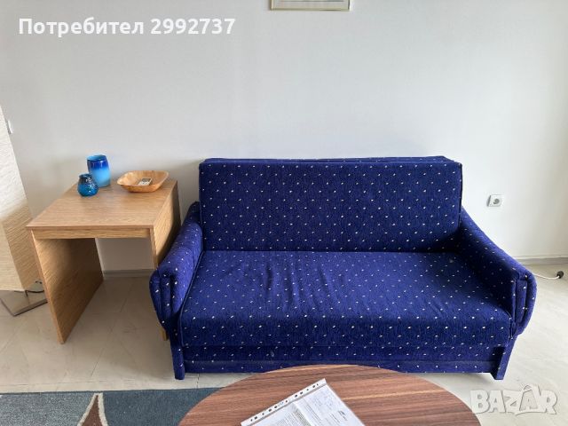 Продавам запазен разтегателен диван, снимка 1 - Дивани и мека мебел - 46018420