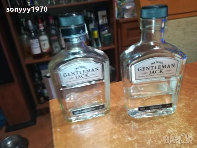 jack daniels x2 празни шишета от 200мл 1011251329, снимка 2 - Колекции - 52362147