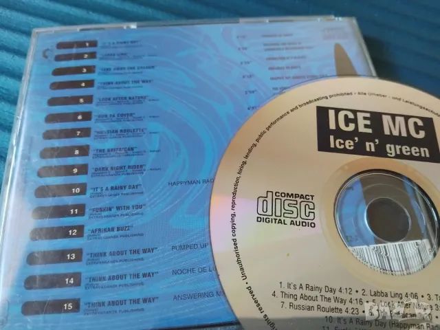 ICE MC – Ice' N' Green - матричен диск музика, снимка 3 - CD дискове - 49262839