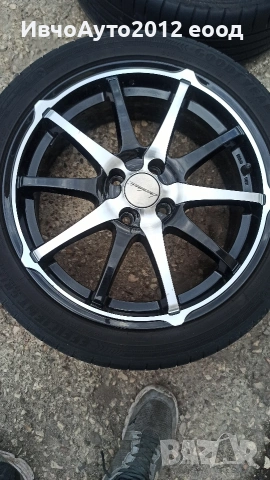 Алуминиеви джанти 17 4 х100 fiat honda Toyota , снимка 3 - Гуми и джанти - 53987070