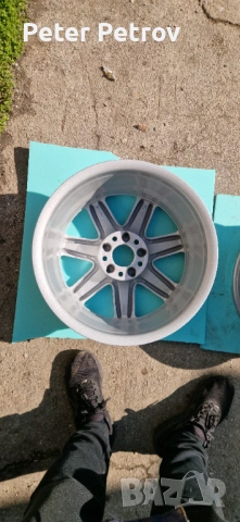 Продавам джанти R17 5x112 ET35 8 1/2j, снимка 6 - Гуми и джанти - 53662087