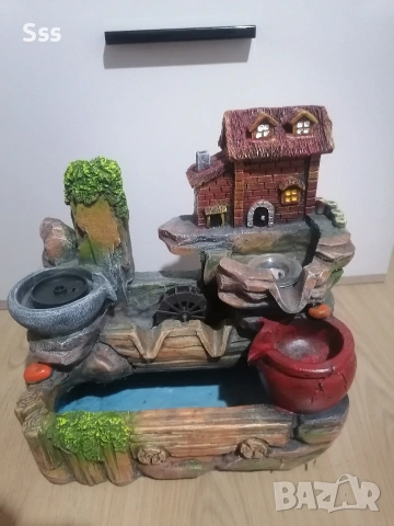 Декоративен фонтан с воденица Цена в Евро , снимка 2 - Декорация за дома - 53935309