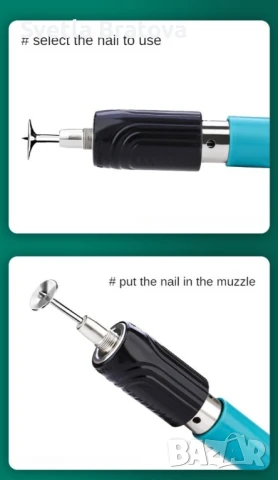 Ръчен пистолет за стоманени пирони пистолет за нитове инструмент за бетонна стена, снимка 3 - Други инструменти - 50947444