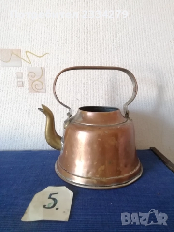 Стари медни кухненски съдове. , снимка 10 - Антикварни и старинни предмети - 48085199
