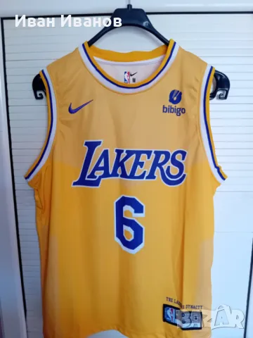 Чисто нов оригинален потник на Los Angelis Lakers - LeBron James 