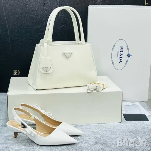 дамски обувки на ток и чанта prada milano michael kors , снимка 1 - Чанти - 46965829