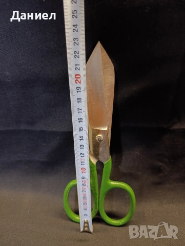 Голяма шивашка ножица, снимка 6 - Антикварни и старинни предмети - 53218844