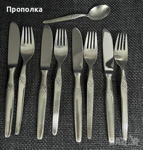 Прибори A&H Solingen вилици и ножове за хранене  9бр., снимка 9 - Прибори за хранене, готвене и сервиране - 52024567