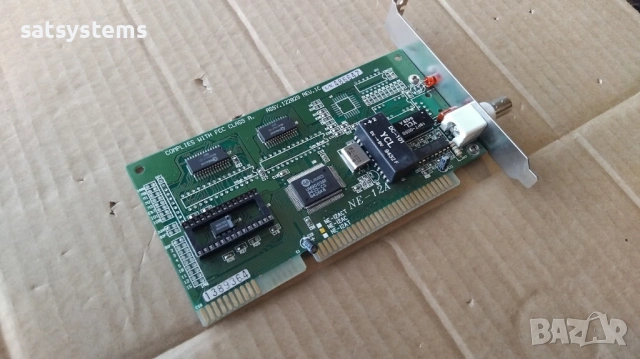 UMC UM9003AF NE-12AC 16-bit ISA Network Adapter Card, снимка 4 - Мрежови адаптери - 53403442