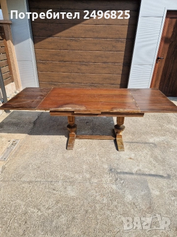 Продавам маса дърво масив, снимка 4 - Маси - 53733547