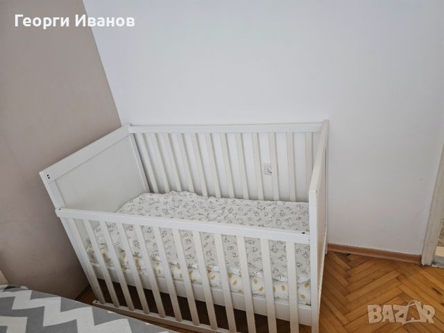 Детско легло IKEA+матрак и обиколник , снимка 4 - Бебешки легла и матраци - 46498910