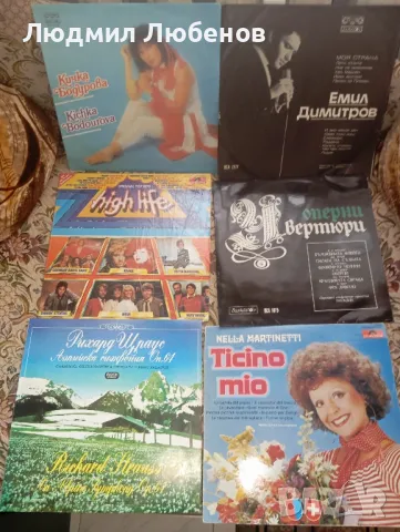Грамофонни плочи рок,диско бг.естрада