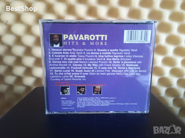 Pavarotti - Hits & more, снимка 2 - CD дискове - 46172617