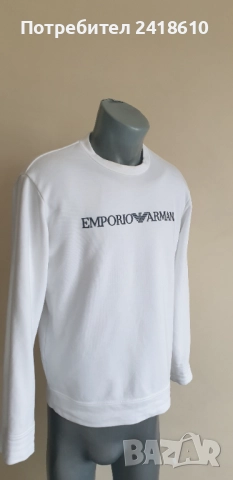 Emporio Armani Essentials Mens Size S  ОРИГИНАЛ! Мъжкa Блузa!, снимка 10 - Блузи - 52789402