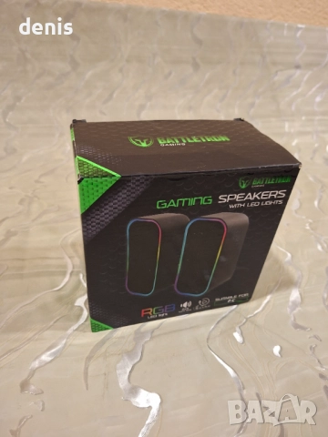 Колони за компютър Speedlink Token Bluetooth, 2.0, RGB, 12W, черни  , снимка 2 - Тонколони - 52878202