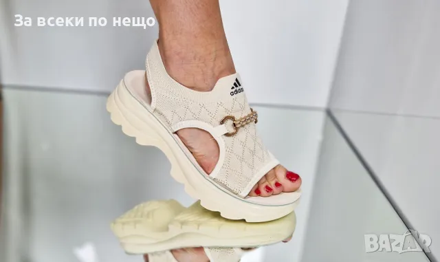 Adidas Дамски Сандали С Метален Акцент Адидас - Налични Различни Цветове Код P575, снимка 2 - Сандали - 50425645