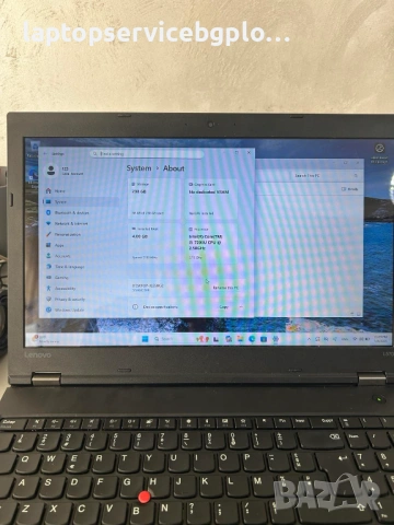 Лаптоп LENOVO THINKPAD L570 15.6” 4GB SSD 256GB  i5 (i5-7200U) , снимка 12 - Лаптопи за дома - 53761923