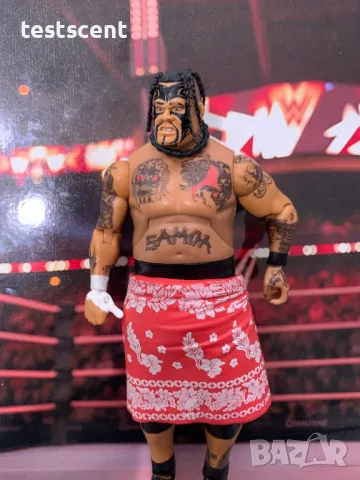 Екшън фигура WWE Umaga Elite Series Умага Самоа Samoa 2011 , снимка 3 - Колекции - 48829949