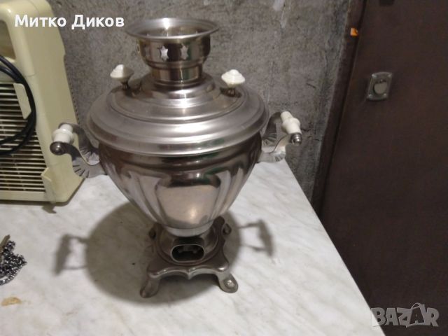 Самовар руски чайник на ток отличен , снимка 5 - Аксесоари за кухня - 45585762