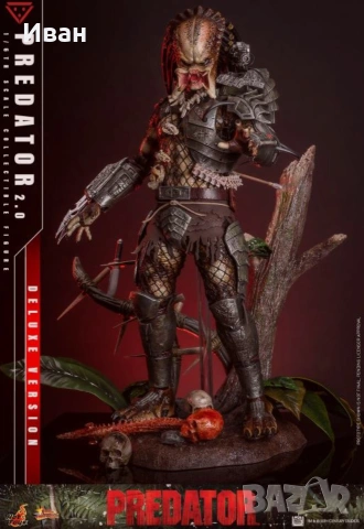 Hot Toys Deluxe version of Predator 2.0 - нови и запечатани, снимка 2 - Колекции - 53812280