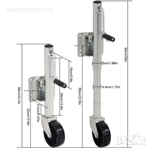 Опорно колело за ремерке с планка - 1852293, снимка 3 - Аксесоари и консумативи - 49907221