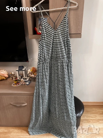 ZARA дълга рокля М