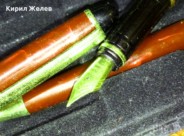 ALEXANDER ® Fine writing instruments ЛУКСОЗЕН КОМПЛЕКТ ПОЗЛАТЕНИ ПИСАЛКА и ХИМИКАЛКА 47079, снимка 3 - Други ценни предмети - 46774751