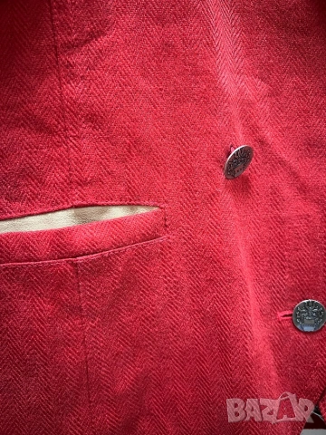 Ленено винтидж сако, снимка 5 - Сака - 53504237