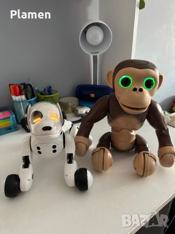 Интерактивни играчки маймуна и куче роботи Zoomer chimp/Zoomer dog , снимка 1 - Образователни игри - 44466535