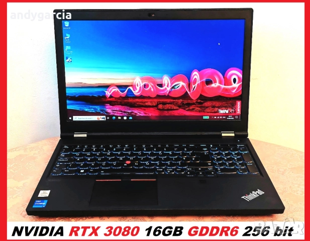 NVidia RTX 3080 16GB/15.6 4K Ultra HD/Intel Core i7-11800H/32GB RAM/1TB SSD/ThinkPad T15g G2