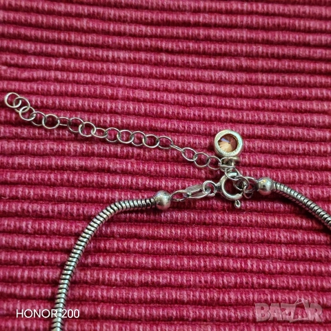 Дамска сребърна гривна. , снимка 3 - Гривни - 53667852