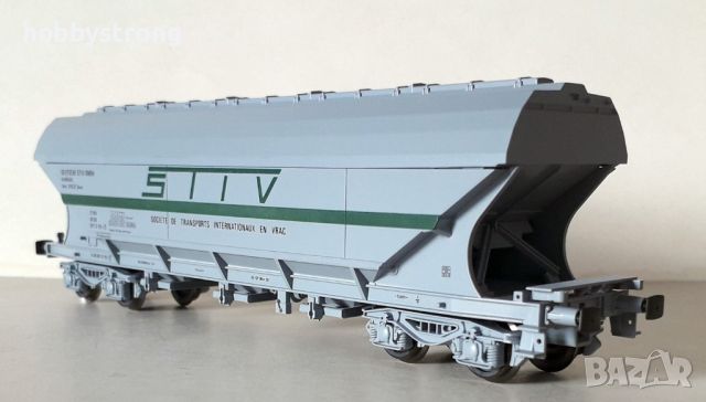 Саморазтоварващ се вагон Uas STIV DB HO 1:87 Rivarossi 2129, снимка 3 - Колекции - 46191957