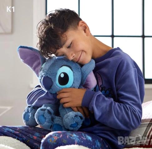 Плюшена Пухкава играчка Стич и Ейнджъл 35-55см, Stitch and Angel Плюшени играчки  Плюшен Син Стич 35, снимка 4 - Плюшени играчки - 54009934
