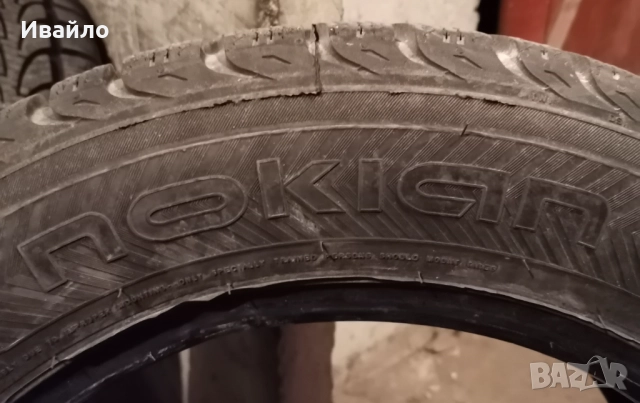 Продавам 2 броя зимни гуми 195.60.15 на 1 сезон дот 2021 Nokian , снимка 4 - Гуми и джанти - 52943062