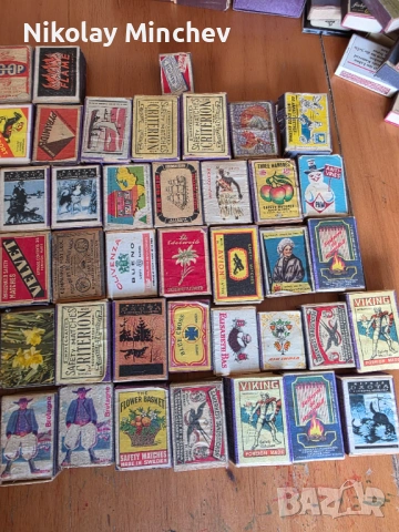 87 дървени кибрита , снимка 3 - Антикварни и старинни предмети - 54191969