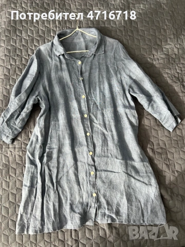 дънкова риза, снимка 2 - Ризи - 53194342